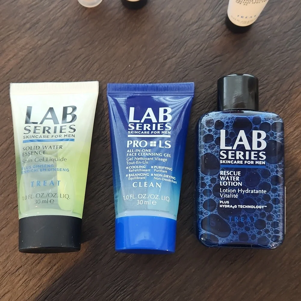 Lab Series Skincare for Men Sample Travel Set of 19 items